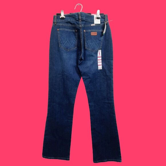 Y2K Deadstock Wrangler Mae Low Rise Razzle Dazzle Jeans Rhinestone Studded Cross - Picture 6 of 11